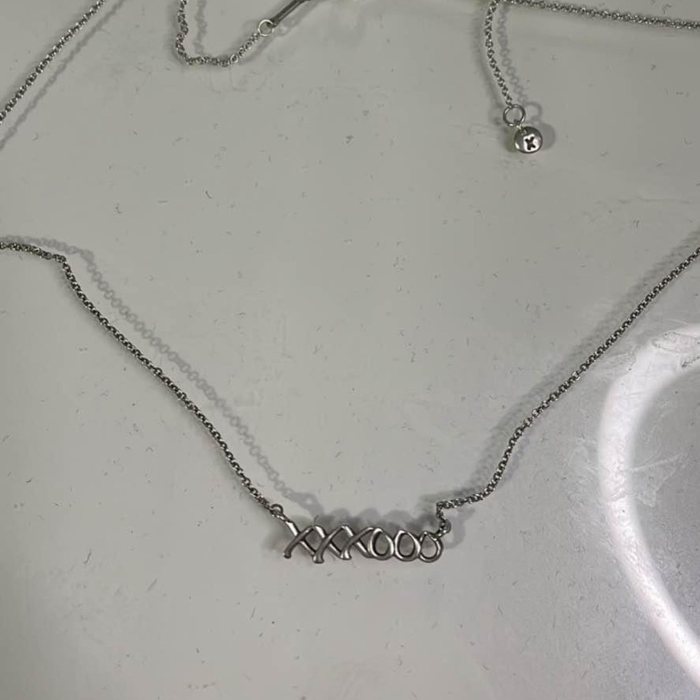 Tiffany & Co Paloma’s Graffiti XXXOOO Love & Kisses Silver Necklace 16”-18”